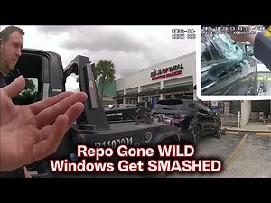 Tow Truck Repo Turns Chaotic When Driver Won’t Leave the Car