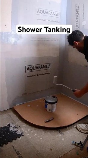 How We Made Our Shower 100% Waterproof (Tanking) #diy