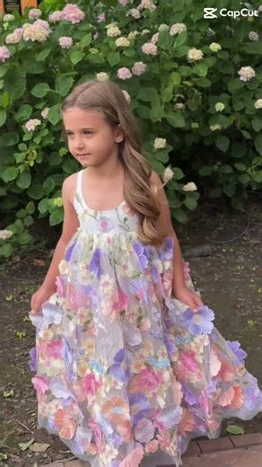 Florals So Real, You’ll Want to Touch Them 🌸 | 3D Floral Flower Girl Dress