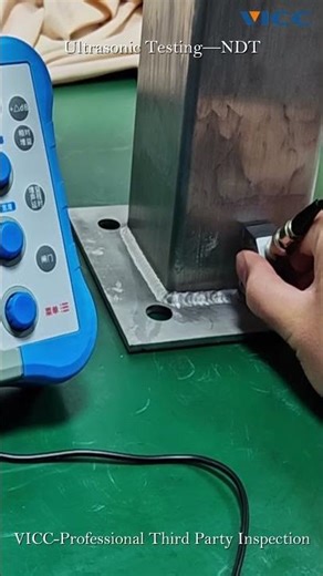 Ultrasonic Testing (UT) is a type of Non-Destructive Testing (NDT). #thirdpartyinspection #vicc