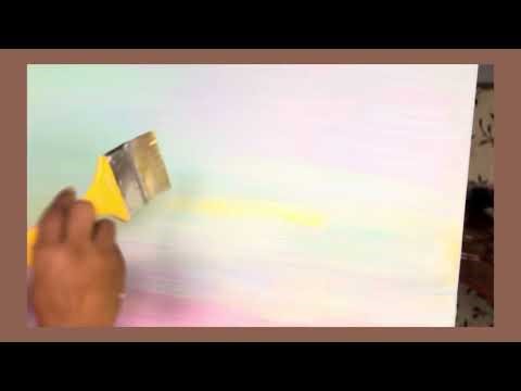 How to start abstract painting ✨💫#painting #pencilportrsit #acrylicscenery #acrylicpainting