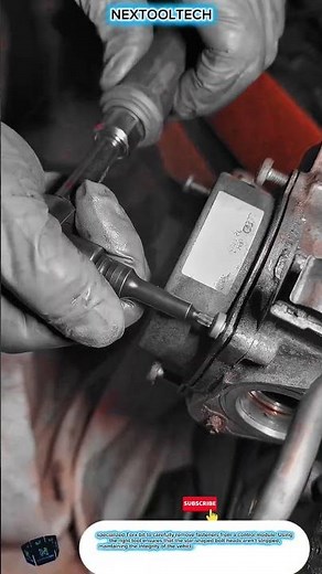 Specialized Torx Bit for Secure Fastener Removal in Vehicle Control Modules