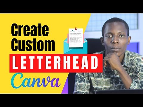 How to create custom letterheads in Canva and Microsoft Word