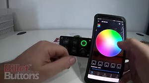 Have a watch! New 22mm RGB 3 colour buttons are now up on the website and this video is to show how creative you can get with them, full video in comments. | Billet Automotive Buttons