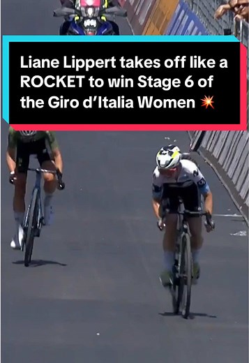 Liane Lippert Wins Stage 6 of Giro d'Italia Women