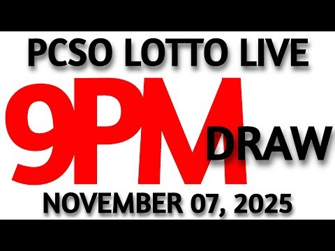 Lotto Result Today 9pm Draw November 07, 2025 Swertres Ez2 PCSO LIVE
