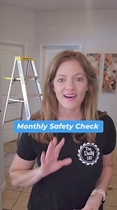 Make sure you do this one important task every month, test your smoke alarms and C02 detectors. #thedailydiy #homemaintenance #firesafety | The Daily DIY