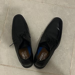 Skechers Classic Fit Black Leather Men's Dress Shoes