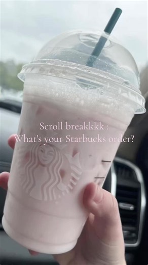Delicious Matcha with Strawberry Foam at Starbucks