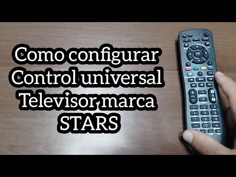 Código para TV STARS. Control universal.