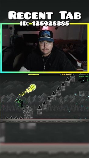 This Recent Tab Has Potential. #geometrychallenge #geometrydash #shorts