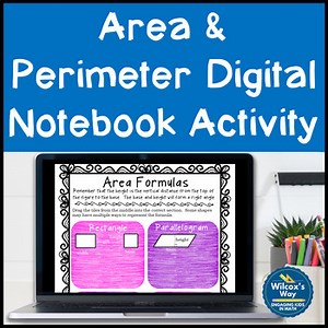 Area and Perimeter Digital Notebook Activity