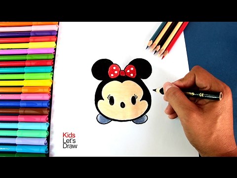 Cómo dibujar a Minnie Mouse Tsum Tsum