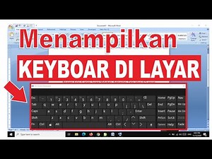 How to Display the Keyboard on a Windows 10 Laptop or PC Screen