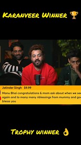 222K views · 6.1K reactions | Karanveer trophy winner  Rajat unfair eviction  | Manu Punjabi | Facebook