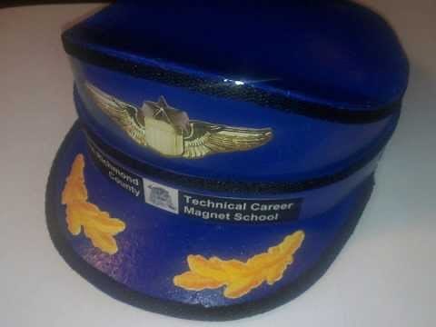 How to make a Pilot Hat, from cardboard