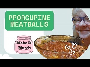 Porcupine Meatballs (recipe from the box)