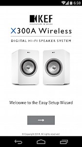 KEF X300A Wireless Setup