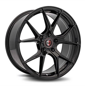Curva Concepts Mustang C42 Gloss Black Wheel; 20x8.5; 35mm Offset C42-20851143573BLK (15-23 Mustang) - Free Shipping