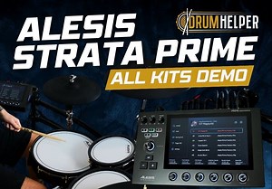 【音色试听】Alesis Strata Prime 预制鼓组音色全赏析！