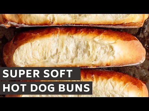 How to make Hot Dog Buns (Soft Brioche Hot Dog Buns)