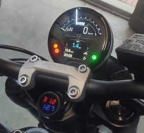 TFT con temperatura analogo alla grafica della moto
