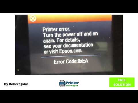 SOLUTION - Epson Printer Error Code 0XEA || Epson Error Code 0XEA || Error 0XEA - Epson Support