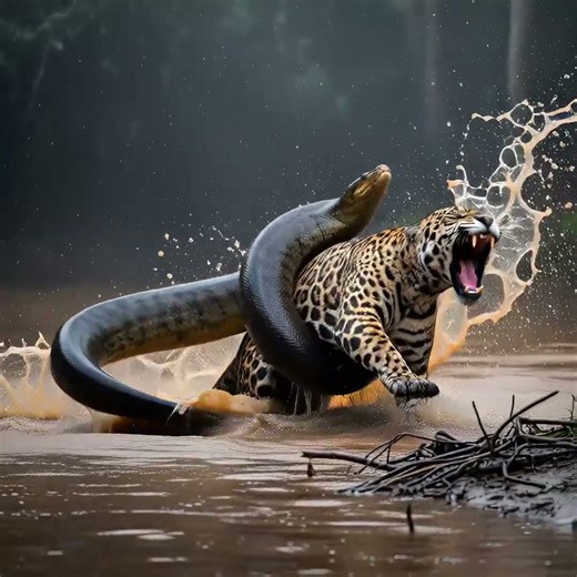 🐅 Anaconda vs Tiger – Clash of Predators
