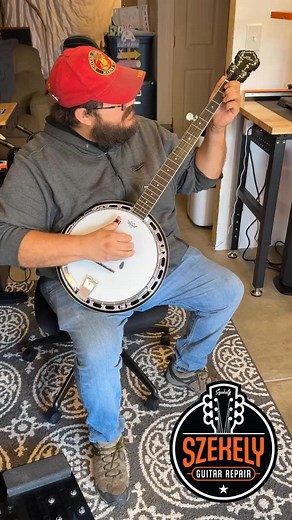 And we have one happy banjo customer!Enjoy, Phil! SzekelyGuitarRepair.com 412-834-6962 #szekelyguitarrepair #guitarshop #guitarrepair #guitarrepairshop #guitartech #guitartechnician #luthier #luthiers #luthiery #lutherie #luthierlife #pittsburghguitarrepair #banjo #banjoplayer #banjolover #fenderbanjo #leobanjo #fenderleobanjo | Szekely Guitar Repair
