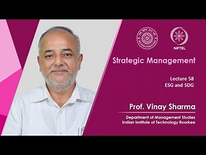 Lecture 58: ESG and SDG