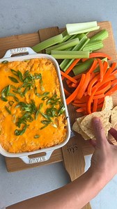 70K views · 391 reactions | RECIPE: https://feelgoodfoodie.net/recipe/healthy-buffalo-chicken-dip/ This Buffalo Chicken Dip is the perfect game day appetizer for next weekend. You'll love this cheesy, spicy chicken dip with chips, veggies, and more! | Feel Good Foodie | Facebook