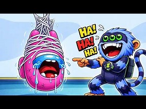 Among us Spider Monkey Transformation Ben10 Animation Part 2