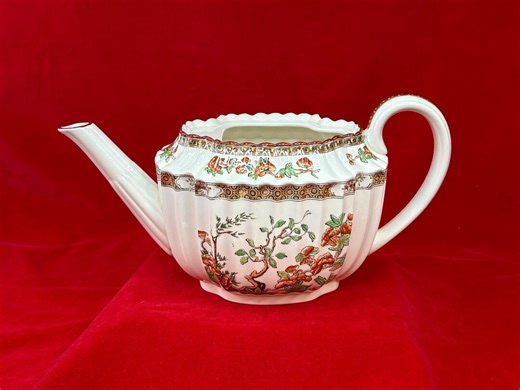 Copeland Spode INDIAN TREE Teapot *MISSING Cover* | Straight Spout | Replacement - Etsy