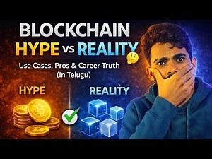 Is Blockchain Just Crypto? Real Truth Explained Step By Step in Telugu | Pros & Career Truth