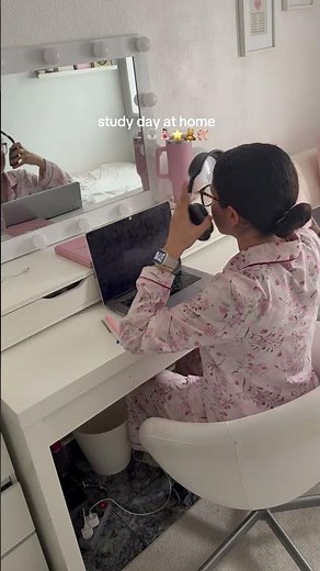 Study Day at Home | Clean Girl Focus Vlog | Soft & Calm Academic Routine