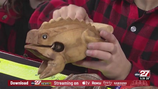 Man's musical wooden animals create sound -- and smiles -- at Pennsylvania Farm Show