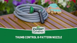 Expert Gardener 8-Pattern Thumb Control Watering Nozzle