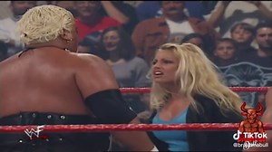 Rikishi gives Trish Stratus a Stink Face #rikishi #viralvideosofficial #viral#trishstratus #attitudeera #nostalgia #90s #stinkface #wwe #therock