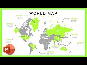Quick and Easy World Map Animation in POWERPOINT