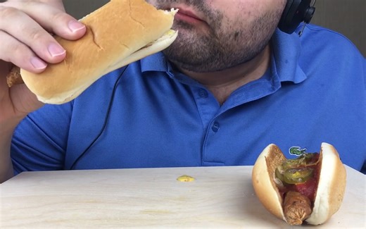 ASMR SPICY HOT DOG from KFC (Extreme Eating Sounds) NO TALKING