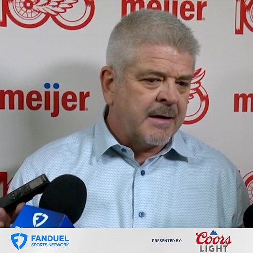 28K views · 463 reactions | Todd McLellan discussed his team’s defensive improvements that were evident in last night’s win over the Blues.  Coors Light | #LGRW | FanDuel Sports Network Detroit | Facebook