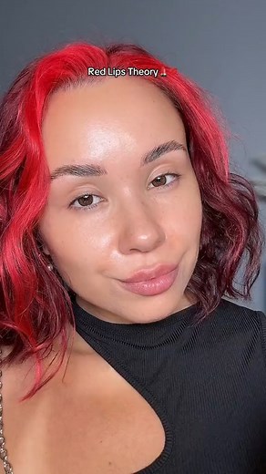 14K views · 33 reactions | Red Lips Theory Does it work Using @Charlotte Tilbury Lip Cheat Lip Liner “Kiss’N’Tell” and Lipstick “So Red”❤️ | Georgie Dobson | Facebook