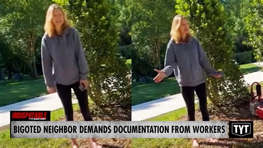 1.8K views · 87 reactions | WATCH: Barefoot Bigot Demands Documentation From Workers In Neighborhood | Indisputable with Dr. Rashad Richey | Facebook