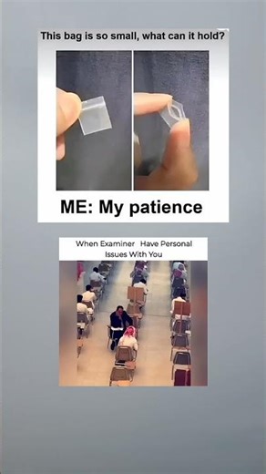 That funny situation be like when examiner i mean exam invigilator have personal issues you 😂🤣