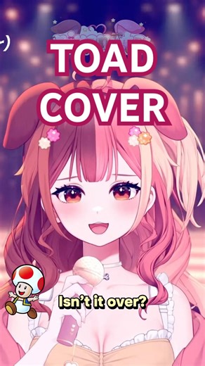 “My ears are bleeding” #vtuber #toad #stevenuniverse #singer #art #animation #twitch #funny #anime