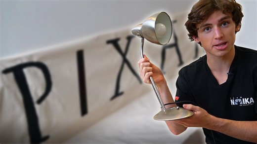 Watch Pixar intro recreated on a budget