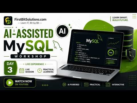 AI-Assisted MySQL | Day 3 | Live SQL Learning Experience