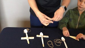 Today, we're showing you how to make two different catapult designs at home. If you're following along at home, we would love to see photos or videos of your creations in the comments! #SL_DailyDose | Longway Planetarium