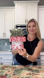 4.3K views · 228 reactions | Enhance this centerpiece from Dollar Tree using candy canes ❤️懶 #candycane #dollartree #christmas #diy #foryou #fyp | Laura Jeanne | Facebook