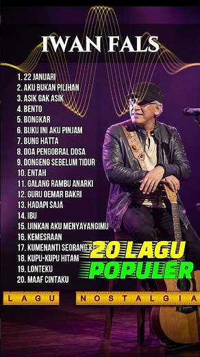 IWAN FALS | Nostalgia Lagu Balada Pop Folk Lawas Populer